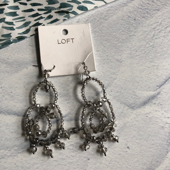 Loft 2 Piece Jewelry Lot Necklace and Earrings - Picture 3 of 8